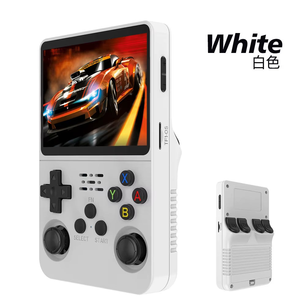 EW Green R36S Retro Handheld Game Console Linux System 3.5 Inch IPS Screen Portable Pocket Video Player 64GB 128G Game Kid Gift
