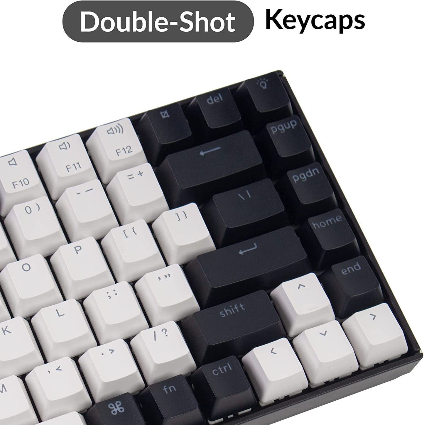 K2 75% Layout Hot-Swappable Bluetooth Wireless/Usb Wired Mechanical Keyboard with Gateron G Pro Brown Switch/Double-Shot Keycaps/Rgb Backlit 84-Key Computer Keyboad for Mac Windows Version 2