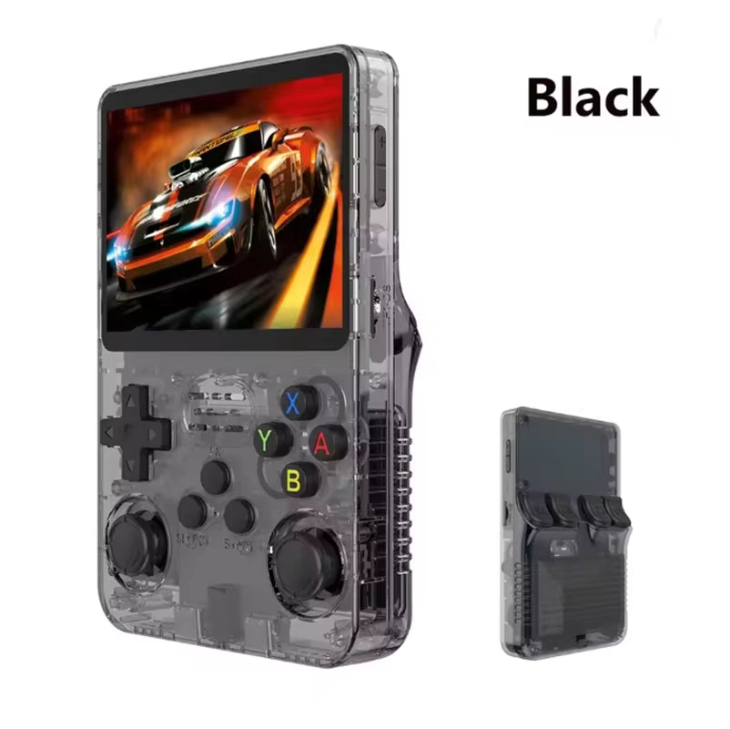 EW Green R36S Retro Handheld Game Console Linux System 3.5 Inch IPS Screen Portable Pocket Video Player 64GB 128G Game Kid Gift